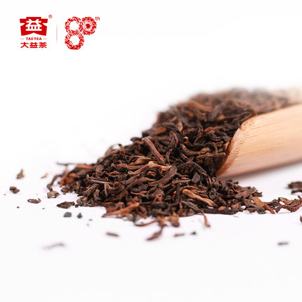 大益普洱茶熟茶 一级散茶25袋/盒 大益熟普洱茶散茶 铁盒装便携茶