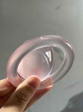 天然全净体精品莫桑比克粉晶手镯粉色水晶送女友送领导礼物首选