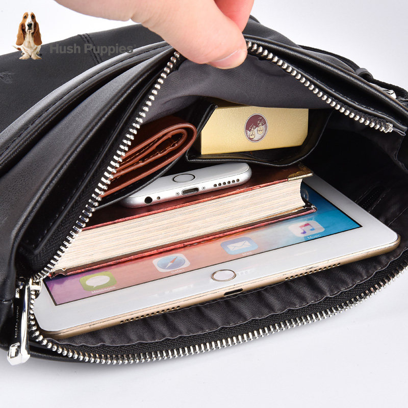 美国暇步士真皮单肩包男潮男士包包 暇步士吉旺希男士包袋