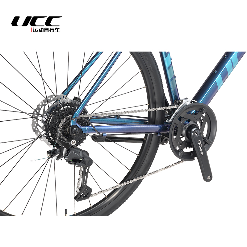 UCC猎人2HD 油压碟刹 禧玛诺18速 平把Gravel铝合金车架培林花鼓 - 图0