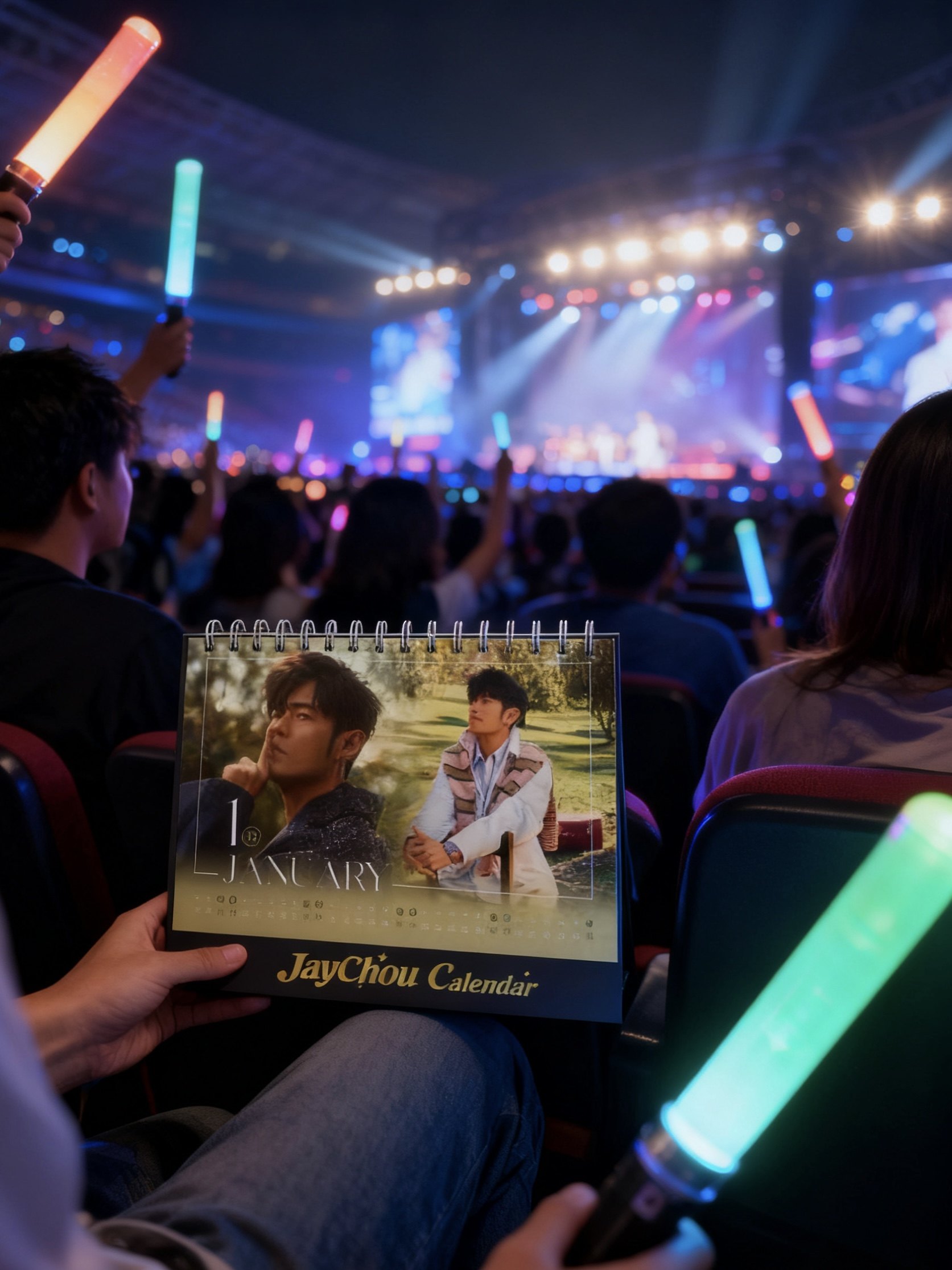 周杰伦2026年新年台历全新桌面日历 杰迷收藏情人节礼物,淘宝优惠券,粉丝福利购,淘宝优惠卷