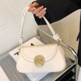 Сумка на одно плечо, сумка через плечо, изысканный стиль, коллекция 2022, в корейском стиле