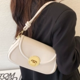 Сумка на одно плечо, сумка через плечо, изысканный стиль, коллекция 2022, в корейском стиле