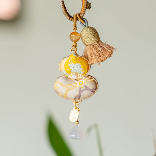 蜀江锦院葫芦文创中国特色礼品传统非遗蜀锦葫芦挂件挂饰伴手礼