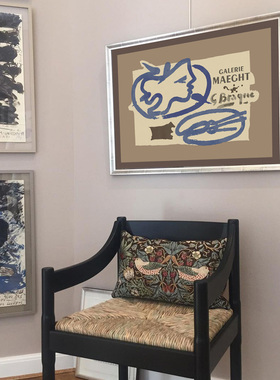Brusheep涂咩  复古抽象装饰画玄关入户过道挂画欧式小众客厅壁画
