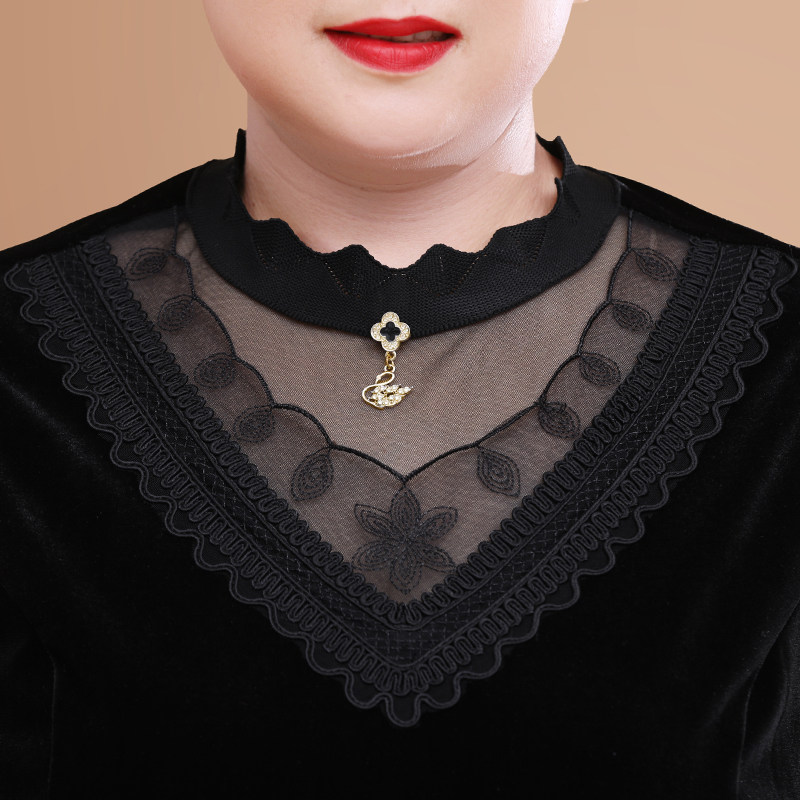 2020秋装新款50岁胖妈妈大码连衣裙 优爱菲中老年女装