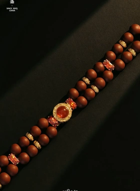 万盏茶堂原创设计手工紫砂串珠手链女小众高级感轻奢精致闺蜜礼物