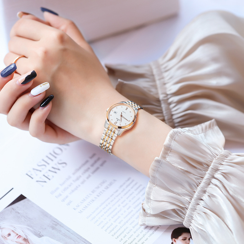 依波表正品全自动小巧小表盘机械表 依波国产腕表