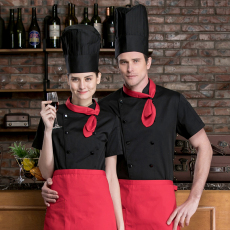 Спецодежда 好先生同款厨师工作服短袖男夏季餐饮饭店西餐厅酒店后厨房服装女 Beijing Chengde Industry