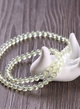 女士天然水晶葡萄石清新淡雅手链