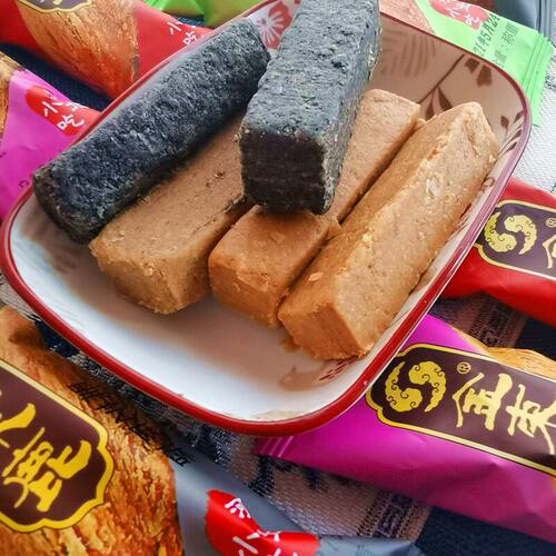 河北辛集特产金束鹿酥糖芝麻酥花生酥一盒酥零食糕点食品年货包邮 - 图1