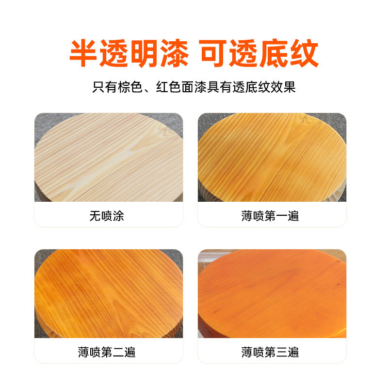 家具木器自喷漆油漆木纹漆家用翻新改色漆木头木门复古漆防水清漆 - 图1