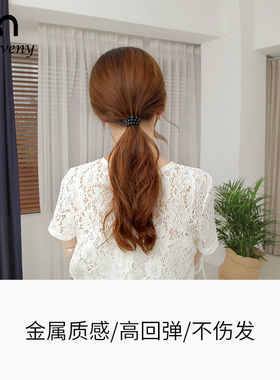 电话线小清新简约个性橡皮筋发绳