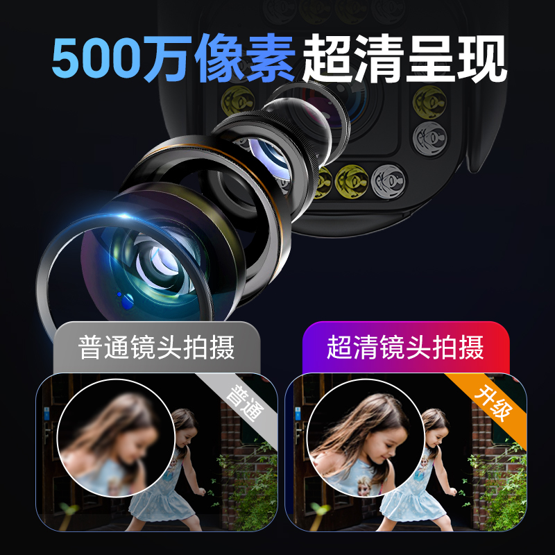 360度全景摄像头无线家用远程手机带语音4G监控室外高清夜视摄影 - 图3