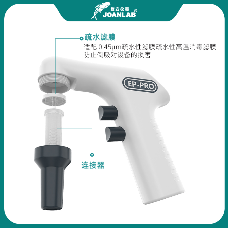 实验室电动移液器数显可调速大容量自动移液泵助吸器电子移液枪 - 图2