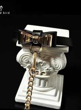 puppy*高级真皮质感项圈项链女choker演出cosplay道具玩具可刻字