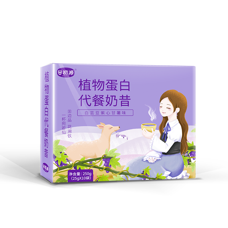 白芸豆代餐奶昔粉饱腹早餐低无脱脂食品学生冲饮