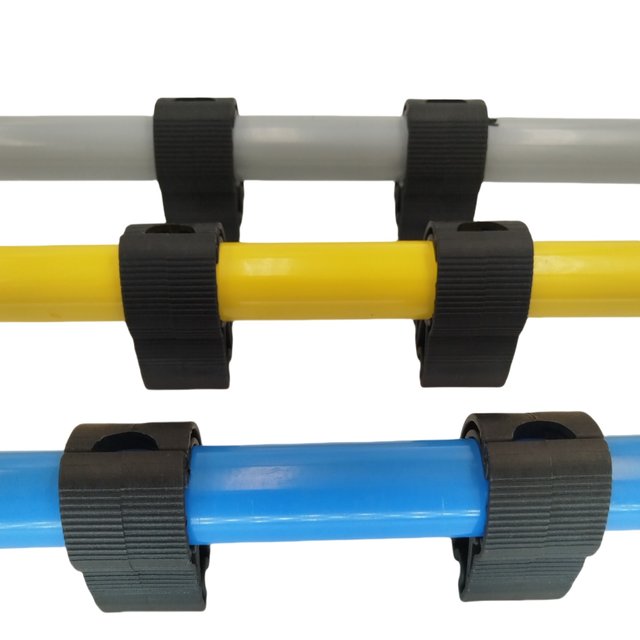 Aluminum tube stainless steel galvanized PPR pipe fixing pipe clamp