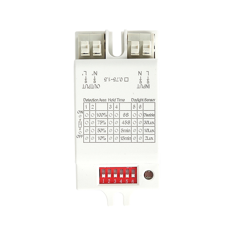 高档大功率LED人体智能微波雷达感应开关模块延时距离光控可调吸