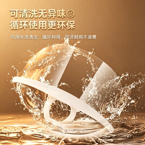 透明口罩餐饮专用防飞沫口水厨师食堂食品卫生一次性塑料微笑面罩 - 图2