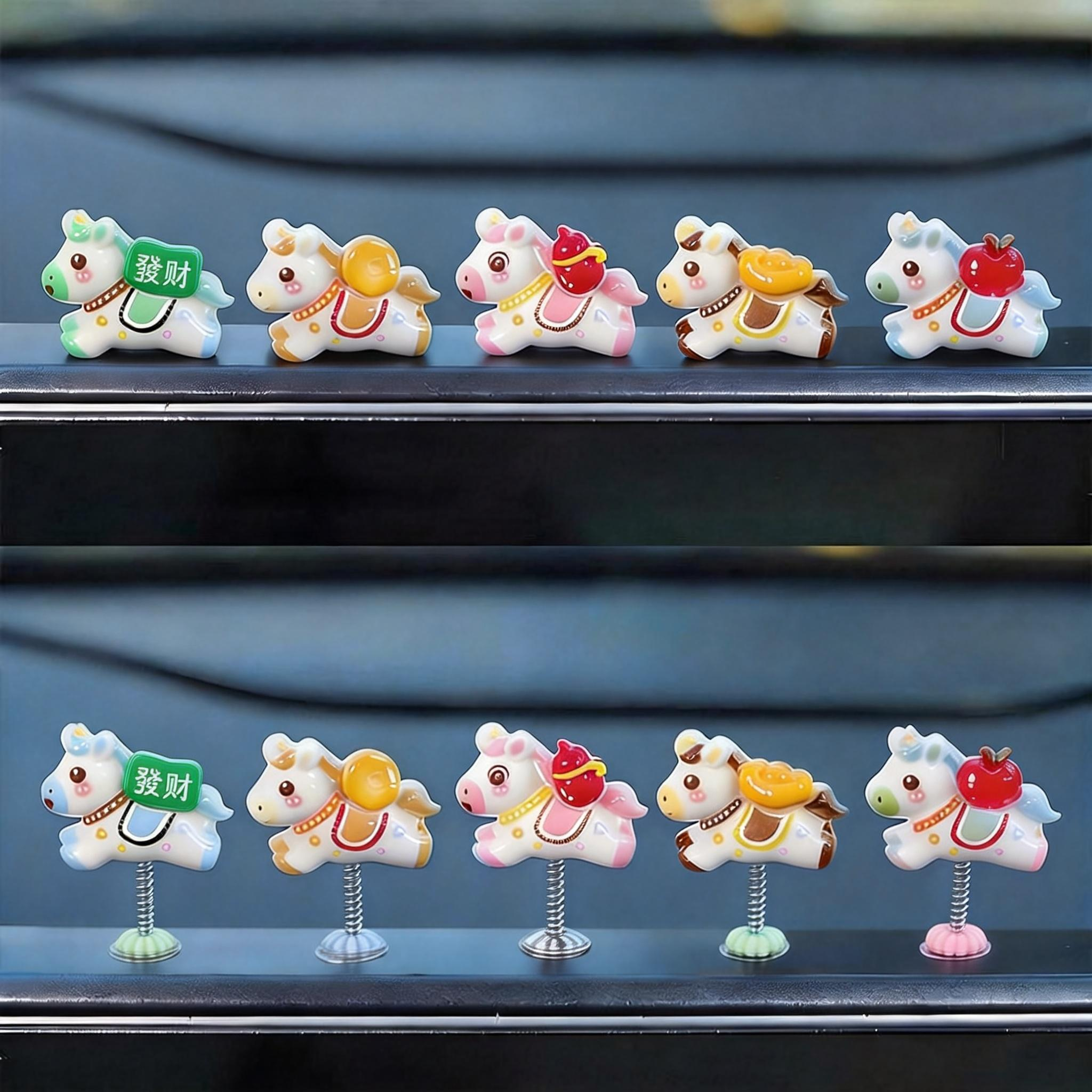 2026新款车载马上有钱汽车小摆件发财暴富小马汽车内中控台装饰品,淘宝优惠券,粉丝福利购,淘宝优惠卷