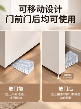 免打孔大号硅胶静音防撞门塞