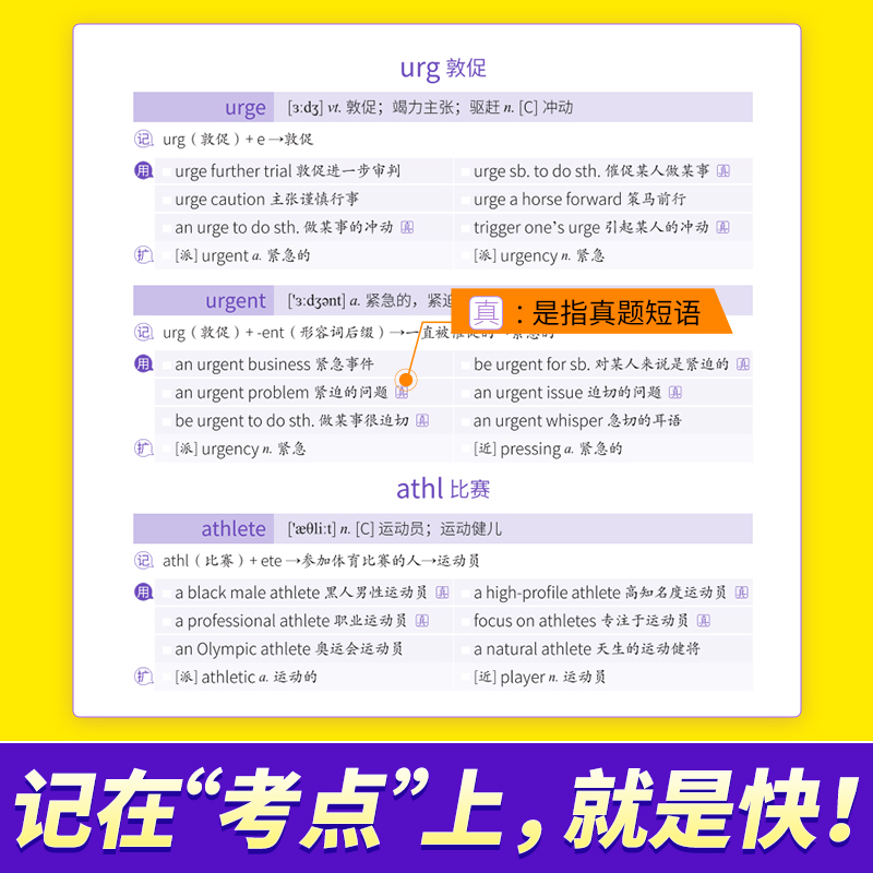 现货 2024.6月巨微英语六级词汇闪过乱序版大学英语六级高频词基础词 2023英语6级考试单词本词根词缀记忆法便携版词汇口袋书-图2