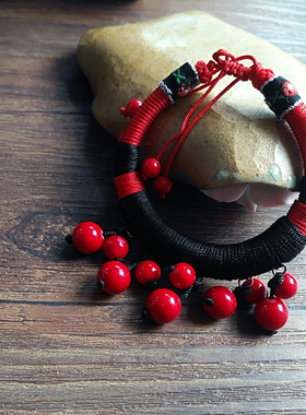 原创流苏复古百搭配饰民族风手镯