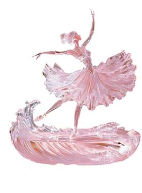 芭蕾舞摆件新款优雅亚克力家庭和办公室的完美礼物生日装饰品