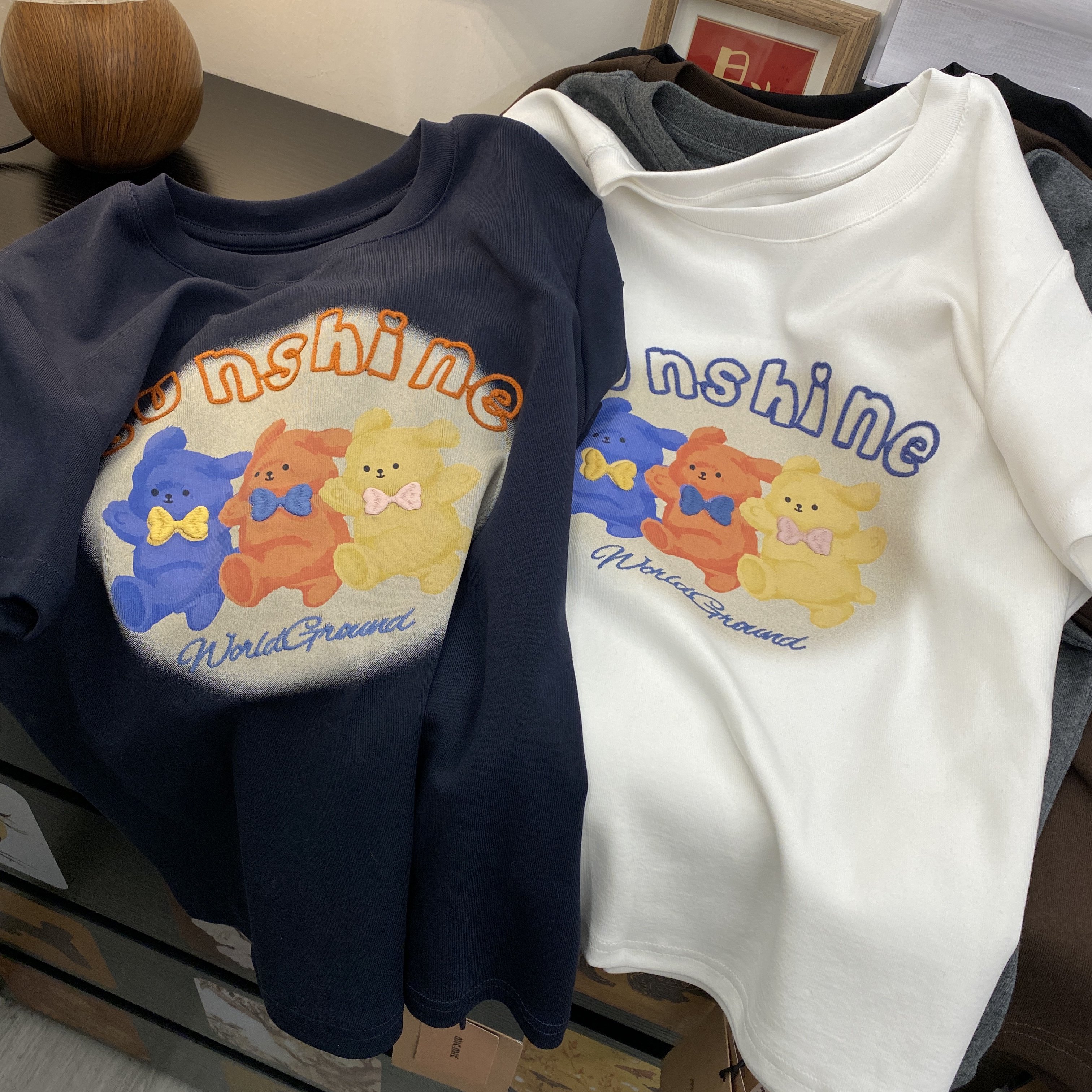 2025秋新款韩版时尚圆领趣味卡通减龄印花短袖T恤女正肩显瘦内搭,淘宝优惠券,粉丝福利购,淘宝优惠卷