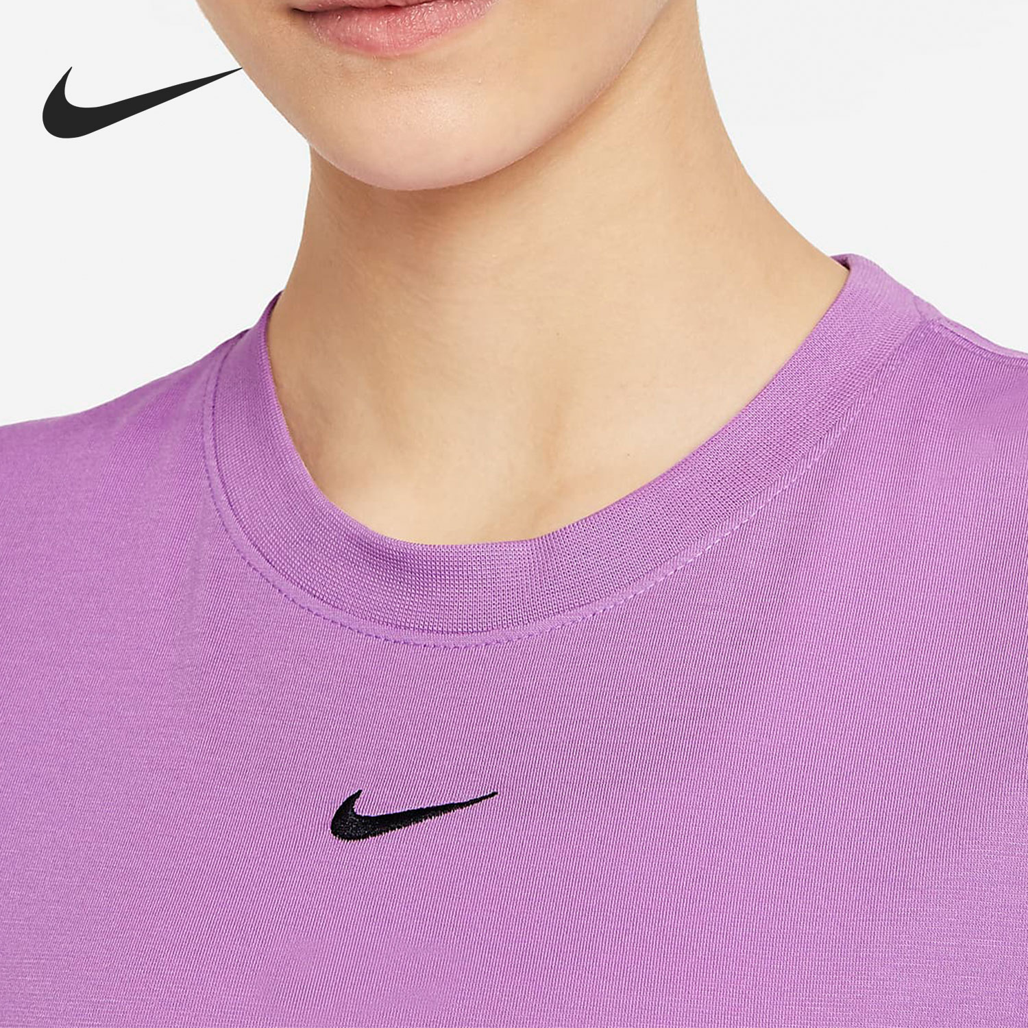 Nike/耐克正品 SPORTSWEAR ESSENTIAL女子短款上衣T恤DD1329-100-图1