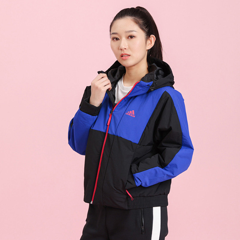 Adidas阿迪达斯新款棉服女装户外运动上衣休闲棉衣棉外套FT2555