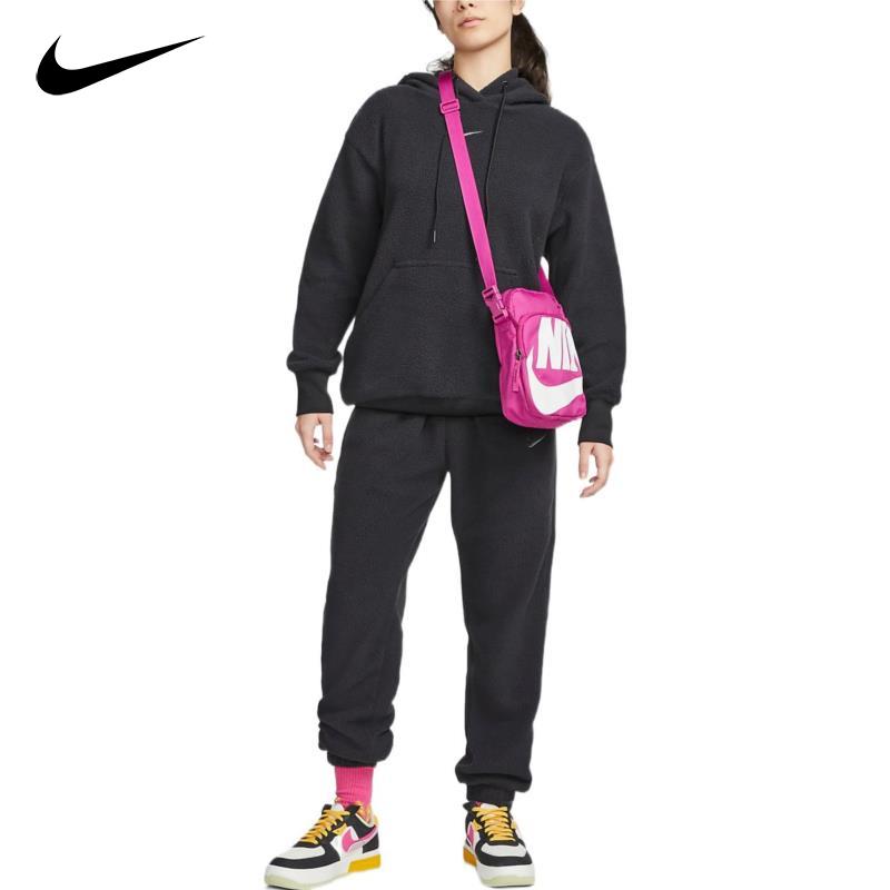 Nike耐克女装卫衣连帽长袖上衣训练休闲运动套头衫DQ6841-010 - 图1