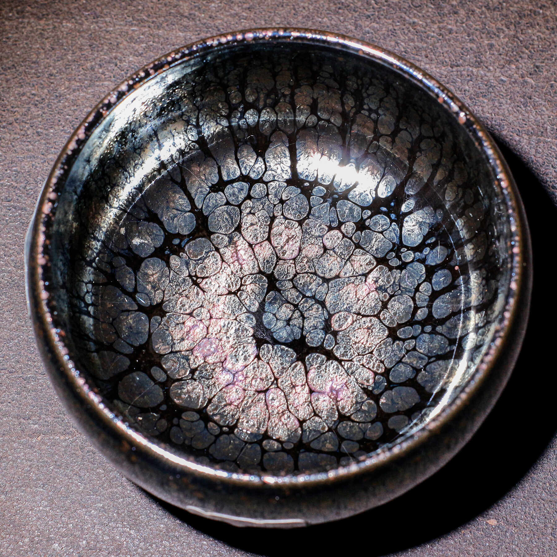 Intangible cultural heritage iron tire ceramic Jianyang Jianzhan Kung Fu tea cup