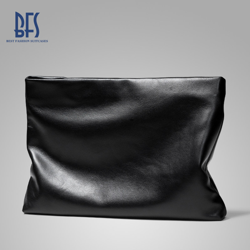 bfs男款真皮大容量信封包手抓包 bfs男士包袋