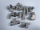 304 stainless steel external thread tee 1/4 3/8 outer wire inner wire high pressure C-shaped flare taper joint