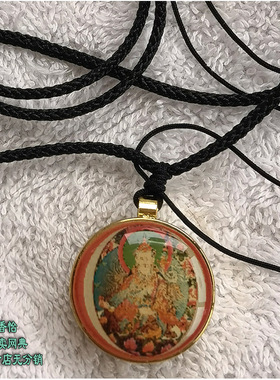 莲花生大师纯铜嘎乌盒挂件吊坠