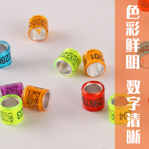 2026年信鸽足环鸽子脚环火车头统一环识别环脚环鸽子信鸽用品用具 - 图1