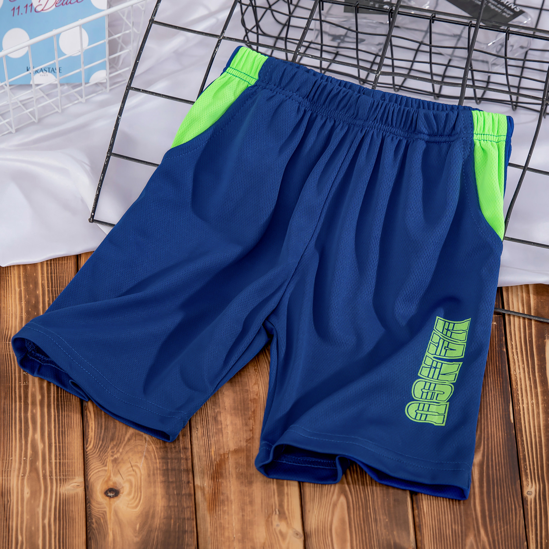 男女童装裤子夏季薄款透气短裤中大儿童速干裤休闲运动夏天五分裤