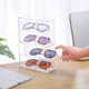 Glasses sunglasses acrylic storage box multi-layer desktop drawer display cabinet dustproof storage rack PS living room