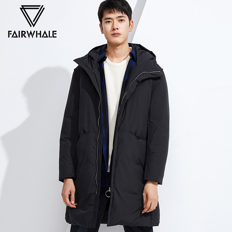 马克华菲羽绒服男士中长款2021潮流 马克华菲胜达羽绒服