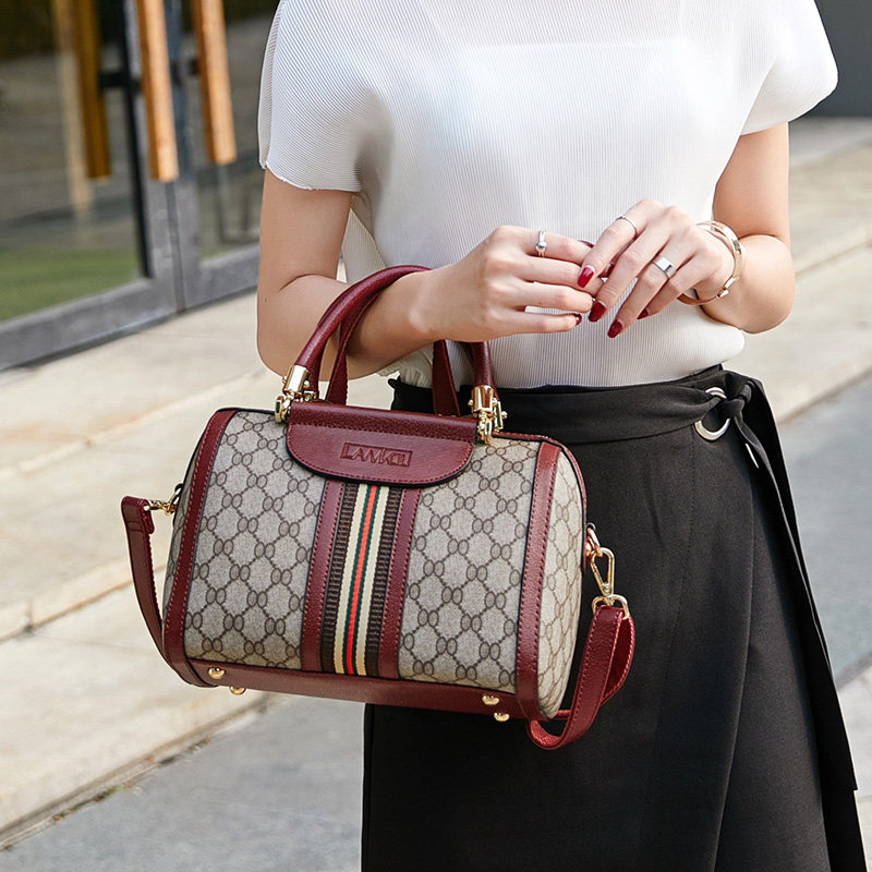 2020新款高级感大容量波士顿潮女包 岚蔻箱包女士包袋