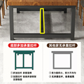 实木会议桌大板桌长方形办公桌洽谈简约书桌工作台现代咖啡长条桌