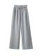 Newfound casual leg pants ກວ້າງສໍາລັບແມ່ຍິງ, ແບບດູໃບໄມ້ລົ່ນ, ແອວສູງແລະ slimming