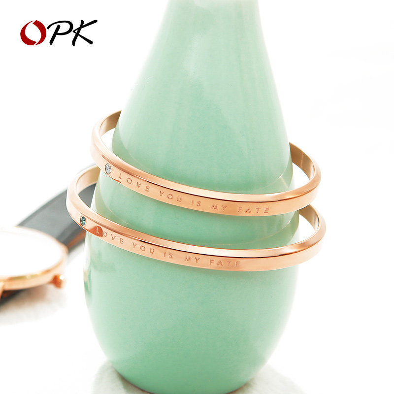 情侣ck手环男dw魏无羡蓝忘机 OPK手镯