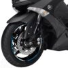 TMAX560/530 wheel hub stickers reflective waterproof sun protection