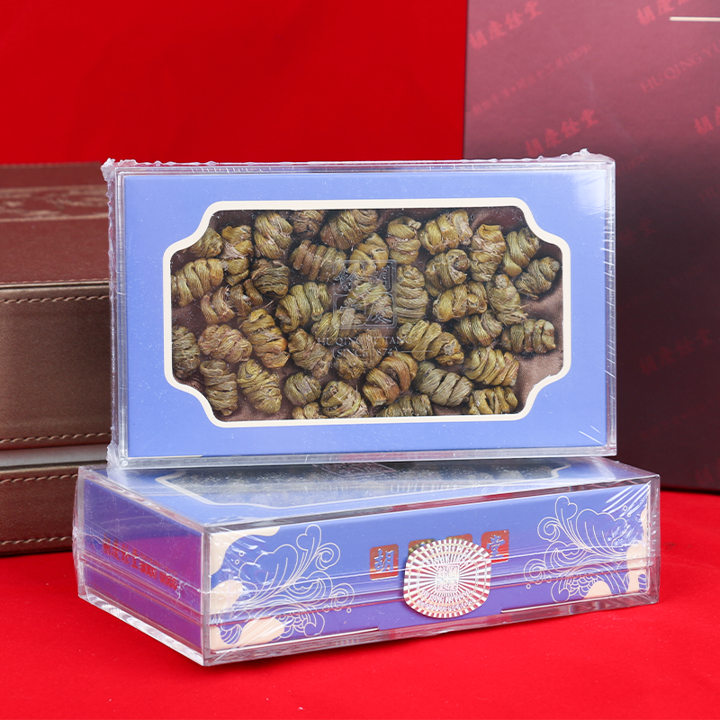 胡庆余堂铁皮礼盒25克*2盒枫斗 胡庆余堂石斛/枫斗