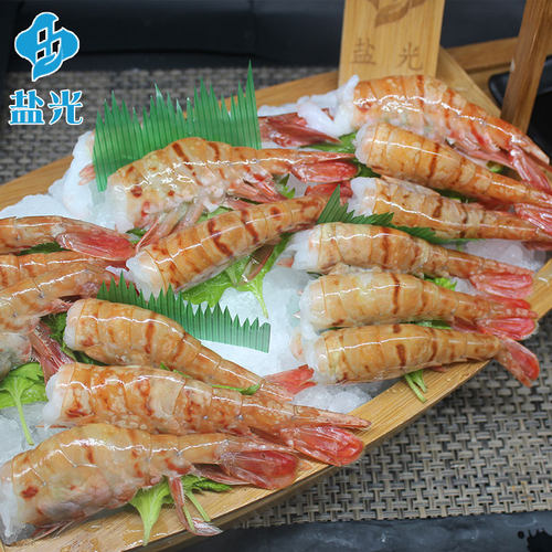 带头牡丹虾500g鲜伴侣 日料寿司料理刺即食10-13只 - 图1