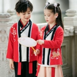 Детское ханьфу, осенний детский костюм мальчика цветочника для мальчиков, китайский стиль