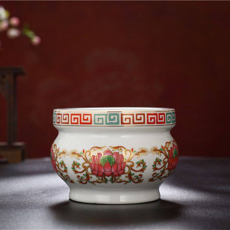 真金黄陶瓷聚宝盆香炉进宝财神香炉陶瓷香炉关公香炉,淘宝优惠券,粉丝福利购,淘宝优惠卷